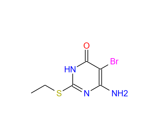 	6-氨基-5-溴-2-(乙基硫代)嘧啶-4-醇