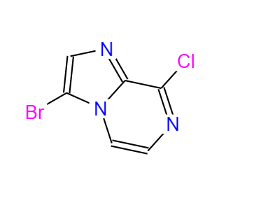3-溴-8-氯咪唑并[1,2-A]吡嗪