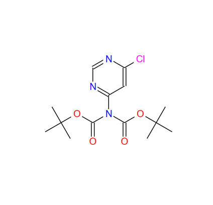 N,N-二-BOC-2-氨基-6-氯嘧啶