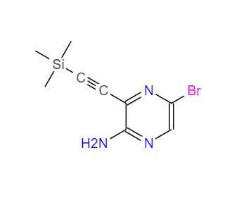 3-[(三甲基硅基)乙炔基]-5-吡嗪-2-胺