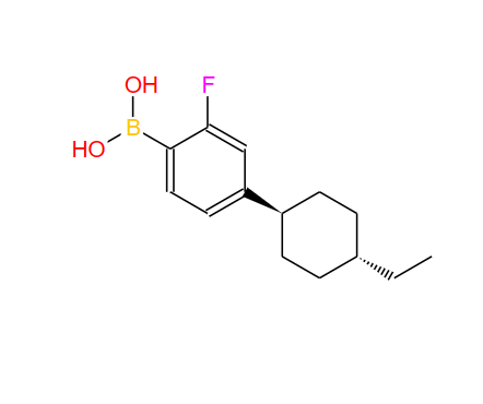 4-(反-4-乙基环己基)-2-氟苯硼酸