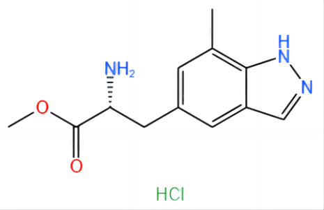 (R)-2-氨基-3-(7-甲基吲唑-5-基)丙酸甲酯二盐酸盐