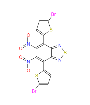 4,7-双(5-溴噻吩-2-基)-5,6-二硝基-2,1,3-苯并噻二唑
