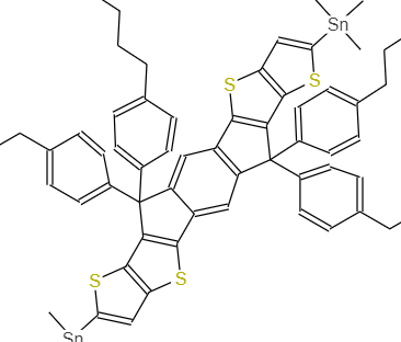 二(三甲基锡)-四(对己基苯)-引达省并二并二噻吩