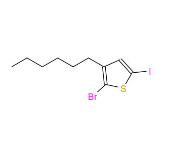 2-溴-3-己基-5-碘噻吩