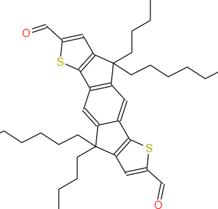 引达省并二噻吩-十六烷基双醛