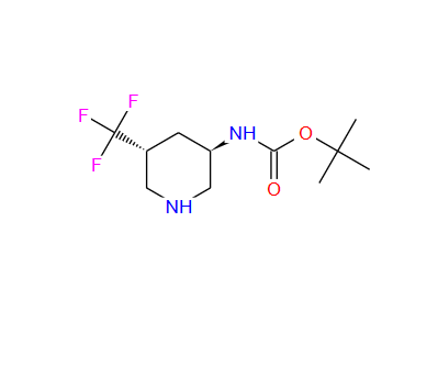 反式-3-(BOC-氨基)-5-(三氟甲基)哌啶