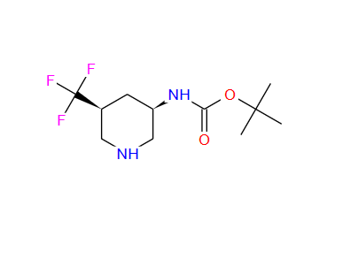 顺式-3-(BOC-氨基)-5-(三氟甲基)哌啶