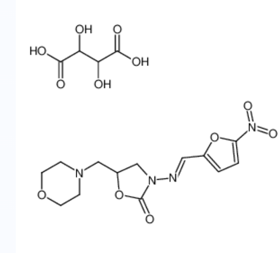 5-吗啉甲基-3-[5-硝基亚糠基氨基]-2-噁唑烷酒石酸盐