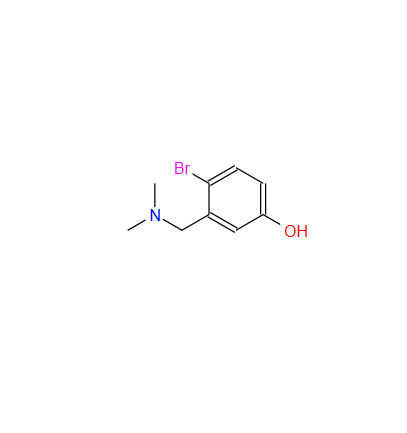 4-溴-3-(二甲氨基)甲基苯酚；848848-16-8