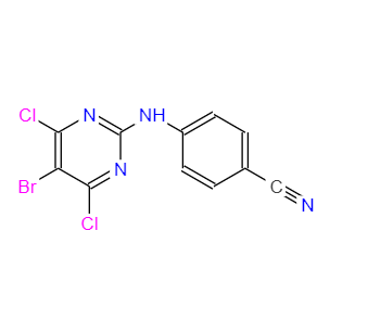 4-[(5-溴-4,6-二氯-2-嘧啶)氨基]苯甲腈