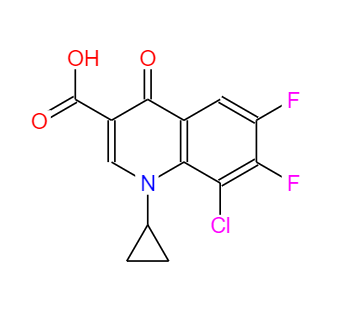 8-氯-1-环丙基-6,7-二氟-4-氧代-1,4-二氢喹啉-3-羧酸