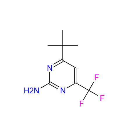 	4-叔丁基-6-三氟甲基-2-嘧啶胺