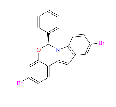 (S)-3,10-二溴-6-苯基-6H-苯并[5,6] [1,3]恶嗪并[3,4-α]吲哚