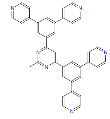 4，6-双(3，5-二(4-吡啶)基苯基)-2-甲基嘧啶