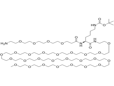 NH2-PEG4-Lys(Boc)-NH-(m-PEG24)