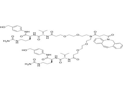 DBCO-(PEG2-Val-Cit-PAB)2