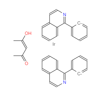 乙酰丙酮酸二(1-苯基异喹啉-C2,N)合铱(III)