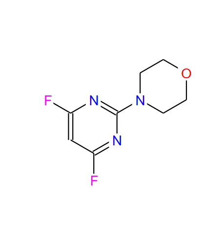 	2-吗啉-4,6-二氟嘧啶