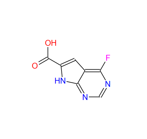 	4-氟-7H-吡咯并[2,3-D]嘧啶-6-羧酸
