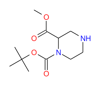 N-1-Boc-2-哌嗪甲酸甲酯 129799-15-1