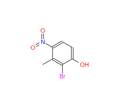 2-溴-3-甲基-4-硝基苯酚