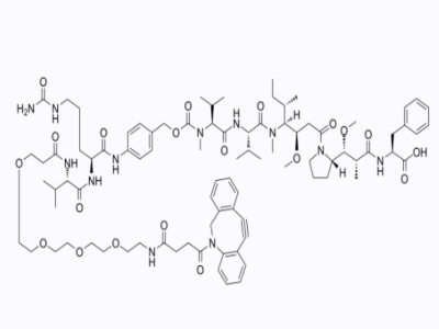 DBCO-PEG4-Val-Cit-PAB-MMAF