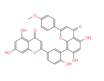 罗汉松双黄酮A; 22136-74-9