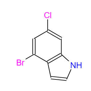 885519-23-3 4-溴-6-氯-1H-吲哚