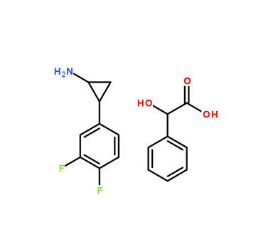 (1R,2S)-2-(3,4-二氟苯基)环丙胺 (R)-扁桃酸盐