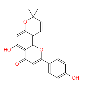 5-羟基-2-(4-羟基苯基)-8,8-二甲基-4H,8H-苯并[1,2-B:3,4