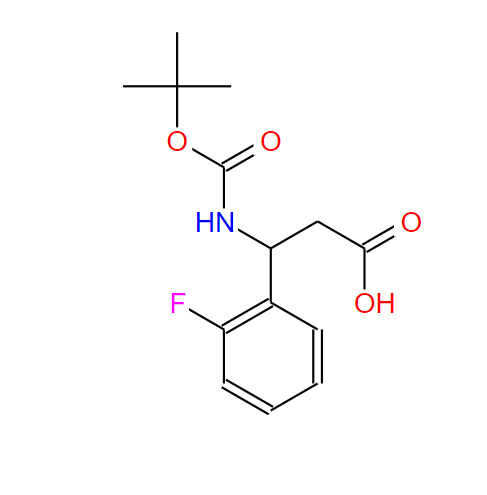 Boc-(RS)-3-氨基-3-(2-氟苯基)-丙酸