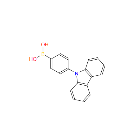 4-(9H-咔唑-9-基)苯硼酸；419536-33-7