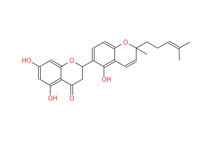 5,5',7-三羟基-2'-甲基-2'-(4-甲基-3-戊烯基)-[2,6'-联