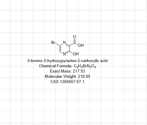 6-溴-3-羟基吡嗪-2-羧酸