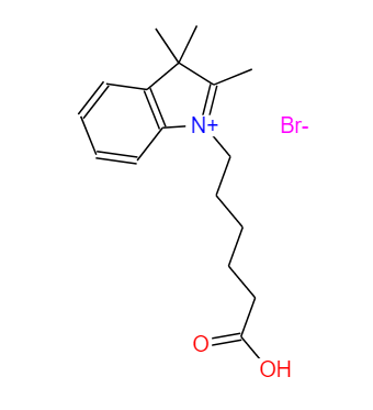 171429-43-9 6-(2,3,3-三甲基吲哚-1-鎓-1-基)己酸溴化物
