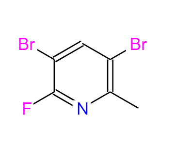 3,5-二溴-2-氟-6-甲基吡啶