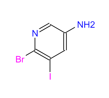 6-溴-5-碘吡啶-3-胺