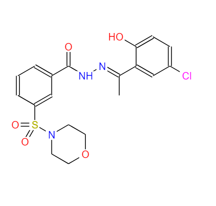 3-(4-吗啉基磺酰基)苯甲酸 (2E)-2-[1-(5-氯-2-羟基苯基)亚乙基]酰肼 1423715-09-6