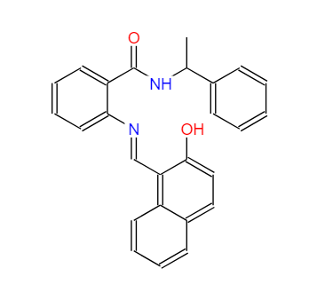 2-[[(2-羟基-1-萘基)亚甲基]氨基]-N-(1-苯基乙基)苯甲酰胺 410536-97-9