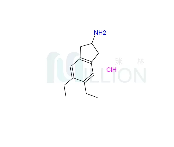 5,6-二乙基-2,3-二氢-1H-茚-2-胺盐酸盐