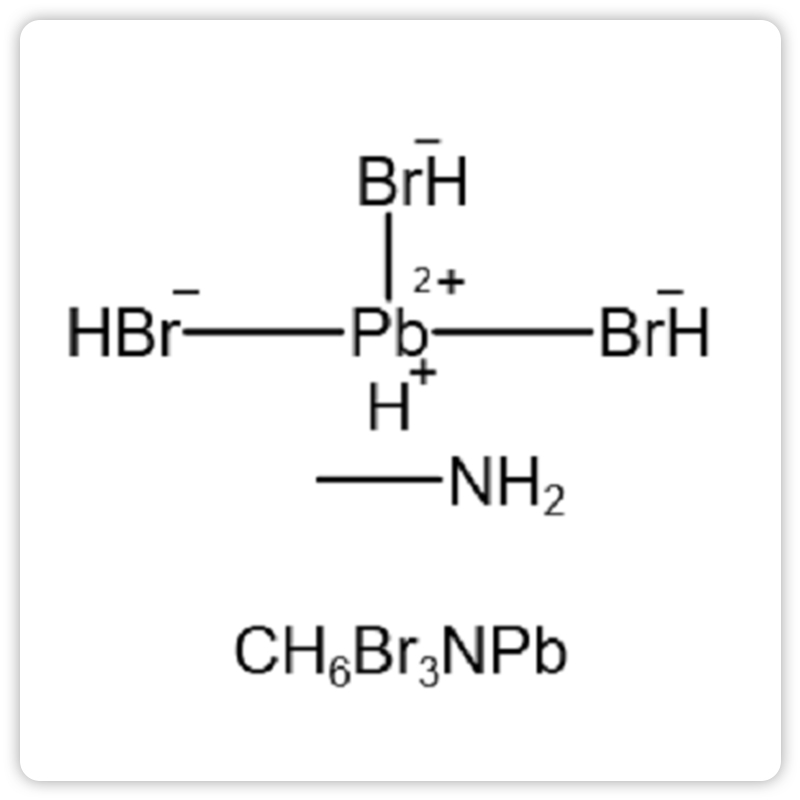 甲胺溴基钙钛矿，MAPbBr3，橙色晶体