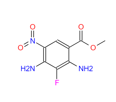 2,4-二氨基-3-氟-5-硝基苯甲酸甲酯 918321-18-3