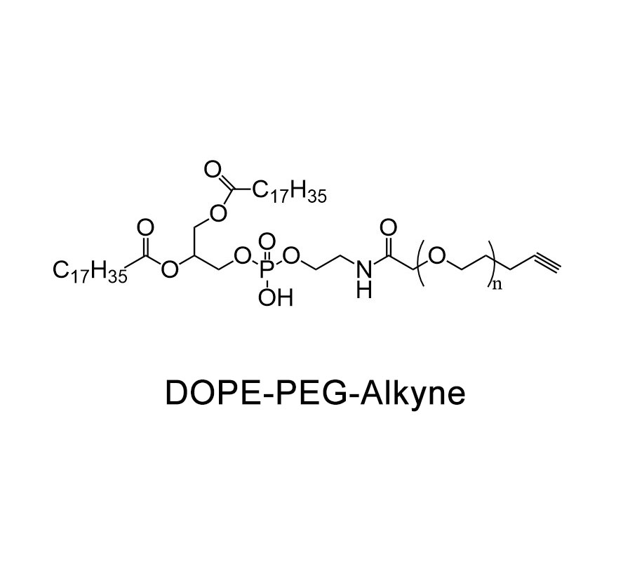 1,2-二油酰-SN-甘油-3-磷酰乙醇胺-聚乙二醇-炔基,DOPE-PEG2000-Alkyne