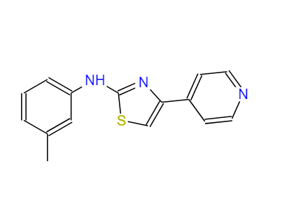 N-(3-甲基苯基)-4-(4-吡啶)-2-噻唑胺