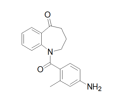 5-氧代-1-（2-甲基-4-氨基苯甲酰基）-2,3,4,5-四氢-1H-1-苯并氮杂卓