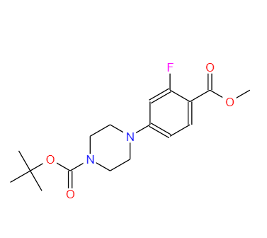 叔丁基 4-(3-氟-4-(甲氧羰基)苯基)哌嗪-1-羧酸酯