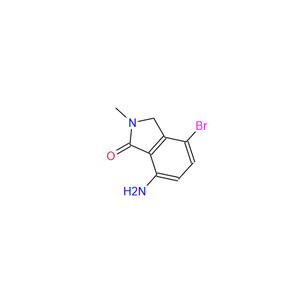 7-氨基-4-溴-2-甲基异吲哚啉-1-酮；1257996-53-4