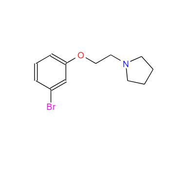 1-(2-(3-溴苯氧基)-乙基)吡咯烷 23136-18-7