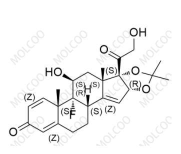实验室自产杂质曲安奈德杂质BCDEFG全套杂质
